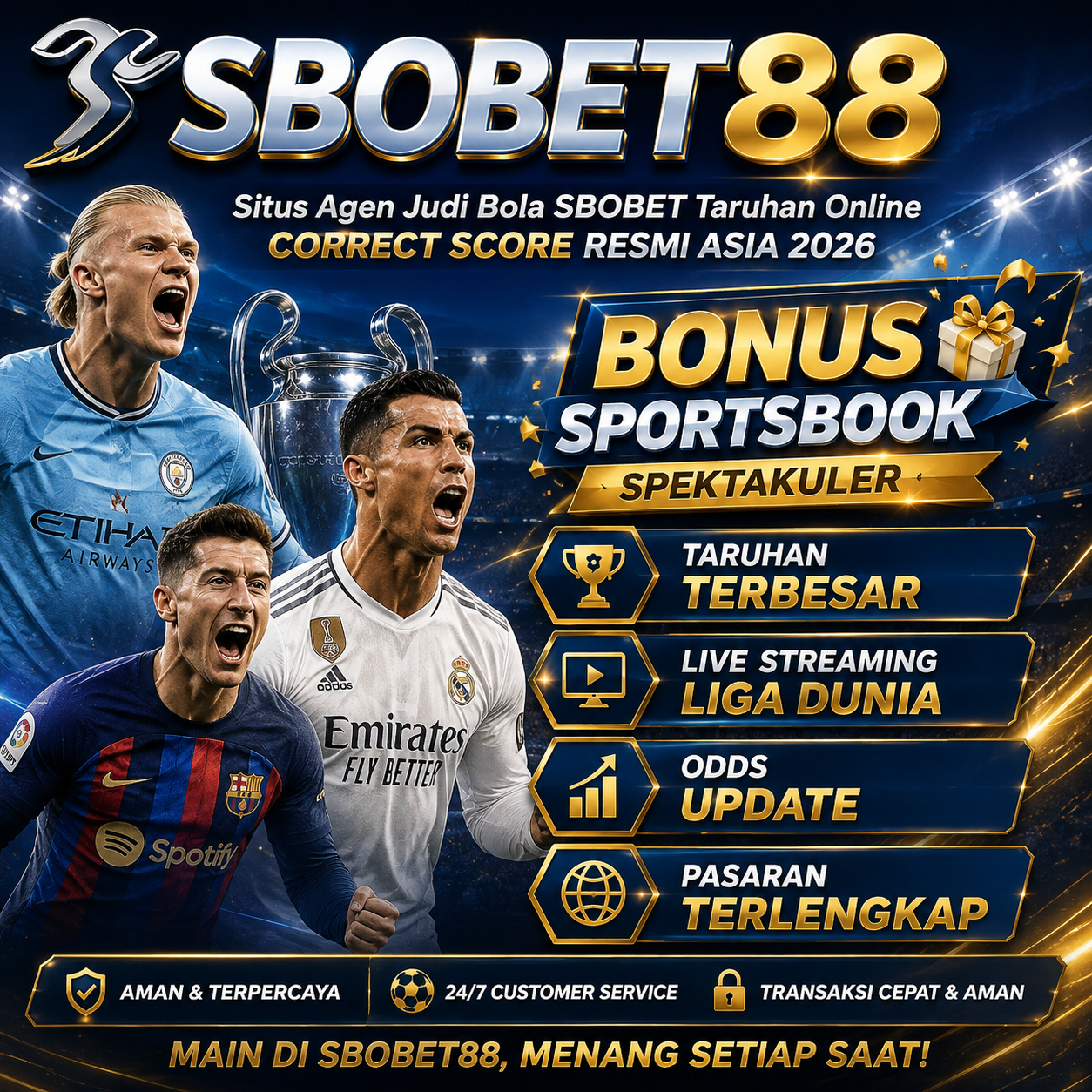 SBOBET88  Judi Bola Mix Parlay No Limit & Link Alternatif Sbobet Anti Blokir | Agen Resmi Partner Piala Dunia 2026